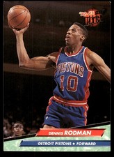Dennis Rodman 1992-93 Ultra #58 Pistons NBA READ FREE SHIPPING AutographDen
