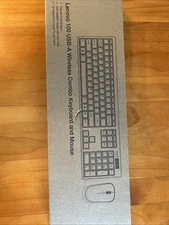 Lenovo 100 USB-A Wireless Combo Keyboard and Mouse - US English