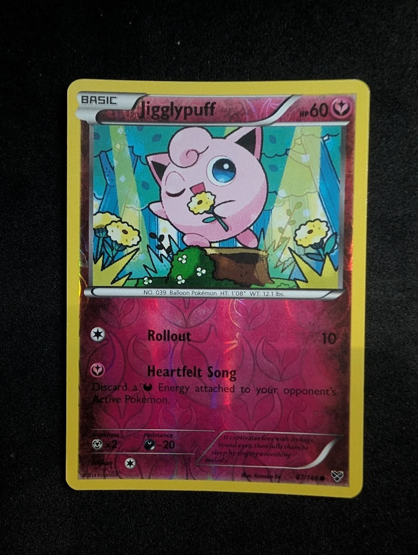 Pokémon TCG Jigglypuff XY 87/146 Reverse Holo Common NM
