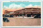 INGLEWOOD, CA California ~ MARKET STREET SCENE ~ c1920s Cars Postcard