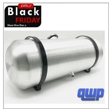 4.5 Gallons Center Fill 8x22 1/4 NPT Outlet Spun Aluminum Gas Tank / Fuel Tank 