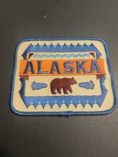 ALASKA Grizzly Bear Iron On Patch