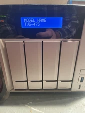 QNAP TVS-473 NAS 64GB RAM / 8TB SSD Drives, Quad Core