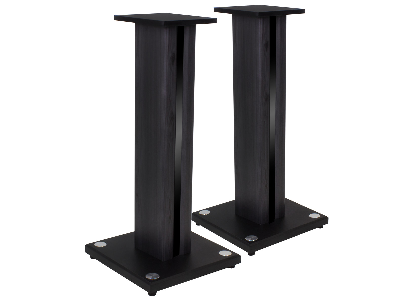 Pair 26" Bookshelf Speaker Stands For Theater Solutions B1 Bookshelf Speakers