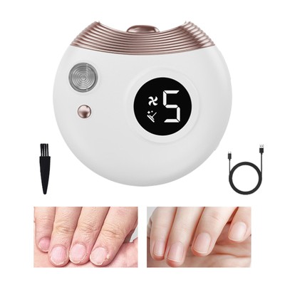 Electric Nail Clippers Safety File Polisher with LED Light Electric Nail