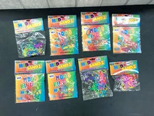 Silly Bandz / 8 Pack Lot Elastic 96 pieces BRAND NEW / Fast Shipping! 8Packs