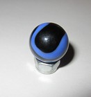Black & Royal Blue Vintage Swirl Marble!  Peltier Panther?  Vacor?  VERY NICE!! — photo 6