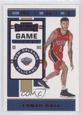 2019-20 Panini Contenders Game Ticket Red Lonzo Ball #72 zk7