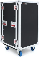 Gator G-TOUR 20U CAST ATA Wood Rack Case with Casters