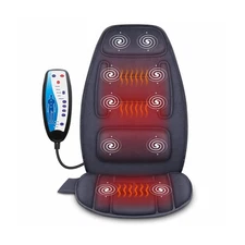 Snailax Massage Seat Cushion with Heat - Extra Memory Foam Support Pad in Nec...