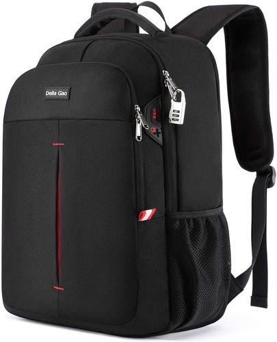 Della Gao Zaino per computer portatile zaino da viaggio zaino antifurto per uomo
