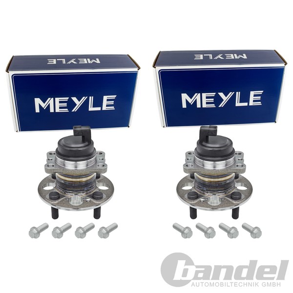 2X Meyle Radnabe+Radlager Mit ABS-SENSOR Hinten Passend FüR Hyundai I10 Links+Re-image