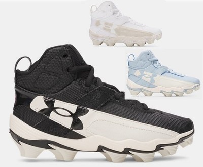 Sale Under Armour Harper 10 Mid RM Youth Boys Baseball Cleats Shoes #6000725