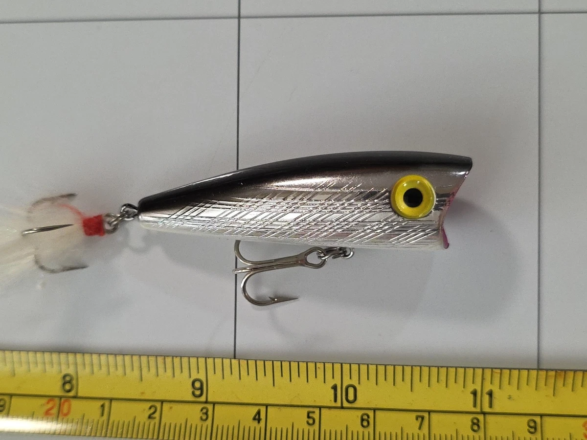 Lot De 2 Leurres Anciens Rebel Topwater - Pop-R Et Excalibur - Pêche Carnassier