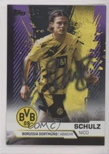 2020-21 Topps BVB Borussia Dortmund Mega Tin Purple /299 Nico Schulz #12