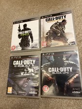 Call of Duty PS3 Bundle ?4 Games ?Black Ops 1 MW3 Ghost