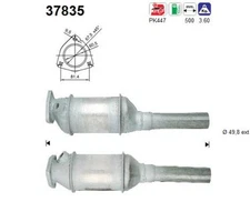 AS 37835 Catalytic Converter for VW