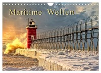 "Calendar 2027 · US Version · Maritime Worlds (Wall Calendar 2027 12\" × 8\" Landsc"