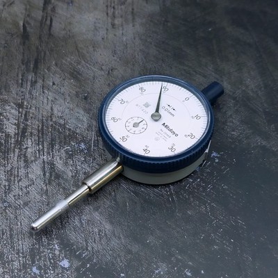 MITUTOYO DIAL DROP INDICATOR - 0-100 READING - 0.01mm - #2046S
