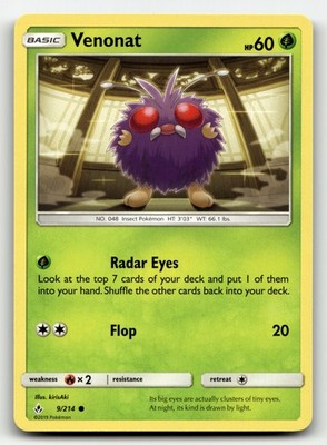 Venonat Unbroken Bonds 9/214