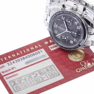 OMEGA Speedmaster 324.30.38.40.06.001 38mm SS Gray Dial Automatic Watch #C4776