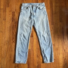 Vintage Orange Tab Levi s 505 Blue Jeans Size 32x30