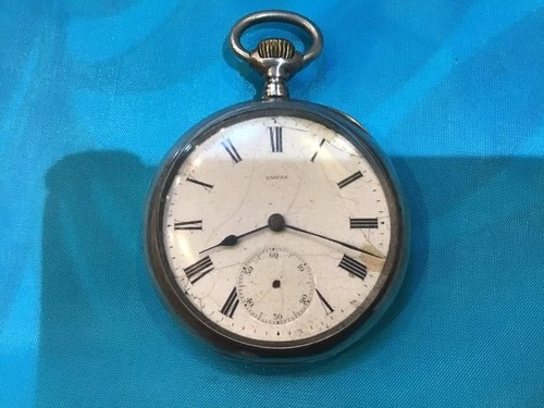 Antique Omega  Silver Pocket Watch (1894-1897) not working