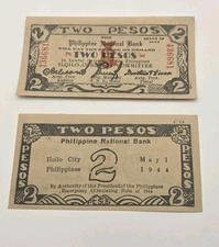 1941 Philippines National Bank ilo-ilo  WW II Emergency Note Issue.Uncirculated.
