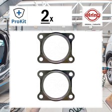 2x ORIGINAL® Elring 457.870 Dichtung, Abgasrohr passend für Porsche PANAMERA