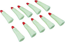 10Pcs Fluorescent  Red Halloween Cosplay Makeup,Realistic Scary Halloween Decor