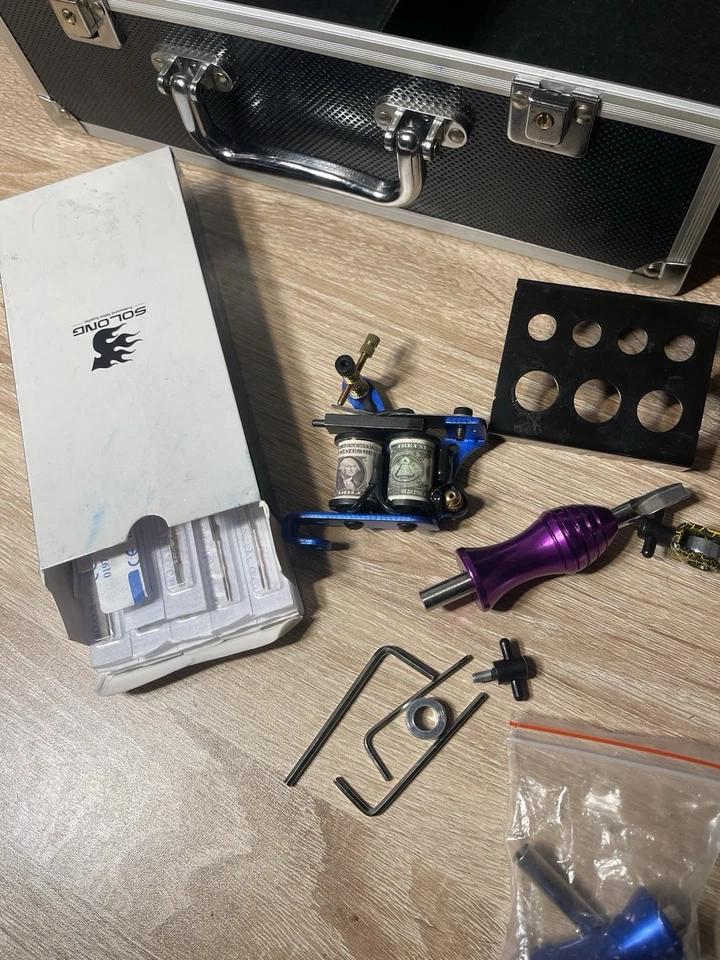 Solong Tatuaje Digital Pantalla LCD P142-2 Kit de Tatuaje Probado/Funcionando Foto 4 de 4