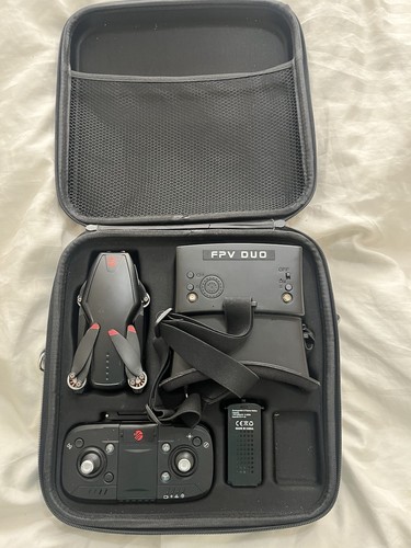 FPV DUO Racing Drone Comes With Drone, Control, Battery, & Headset
