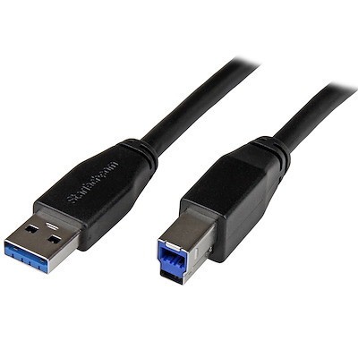 StarTech 10m 30 ft Active USB 3.0 USB-A to USB-B Cable - M/M - USB A to B Cab...