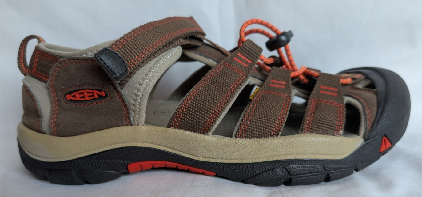 Sandali KEEN Newport H2 terra scura arancione speziato ragazzi ragazze bambino grande ragazzo 6