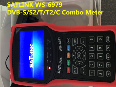 SATLINK WS-6979 DVB S/S2/T/T2/C H.264/H.265 Handheld COMBO Meter Signal Finder