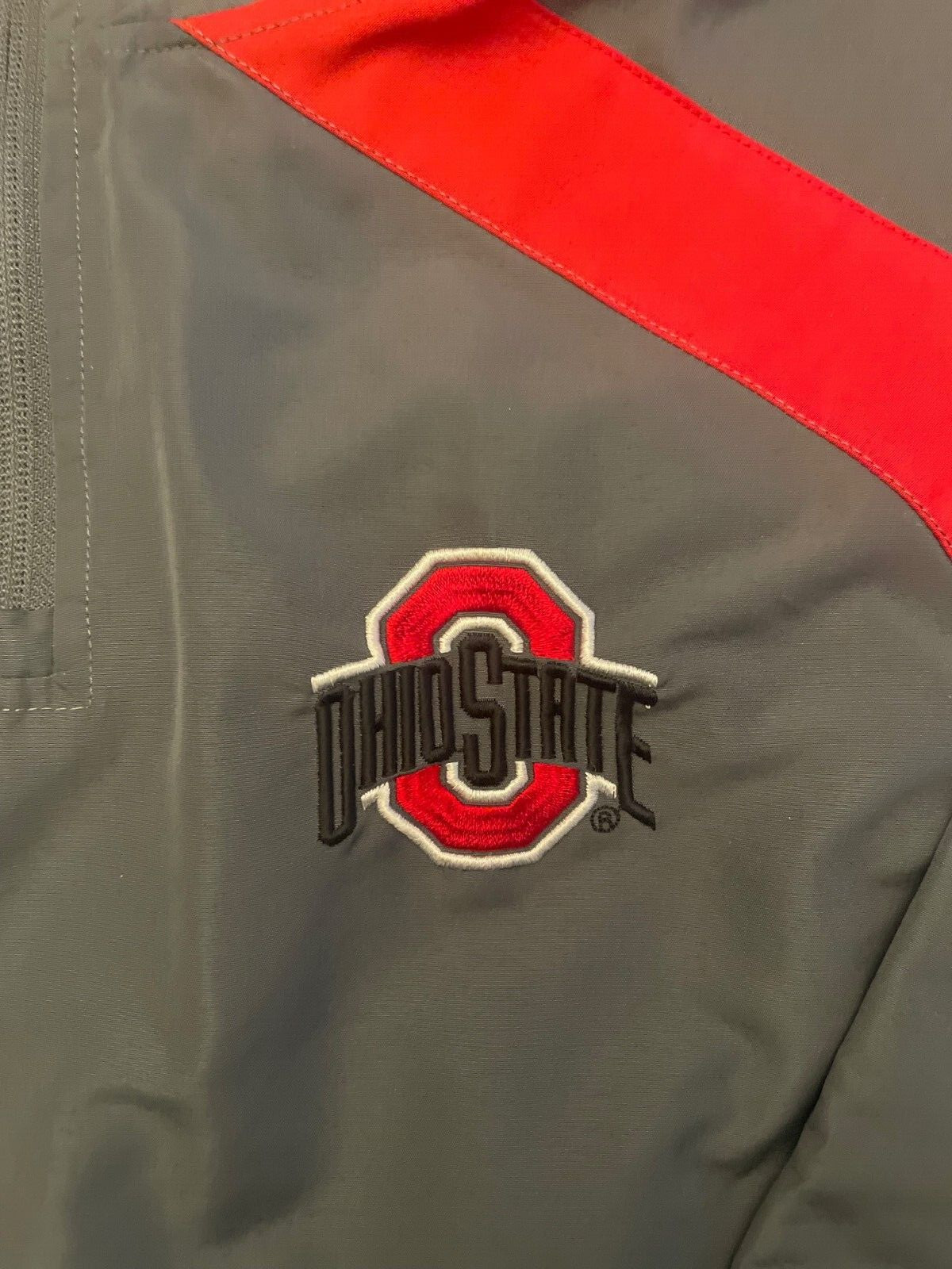 Ohio State Buckeyes Varsity Pullover Jacket 1/4 Z… - image 3