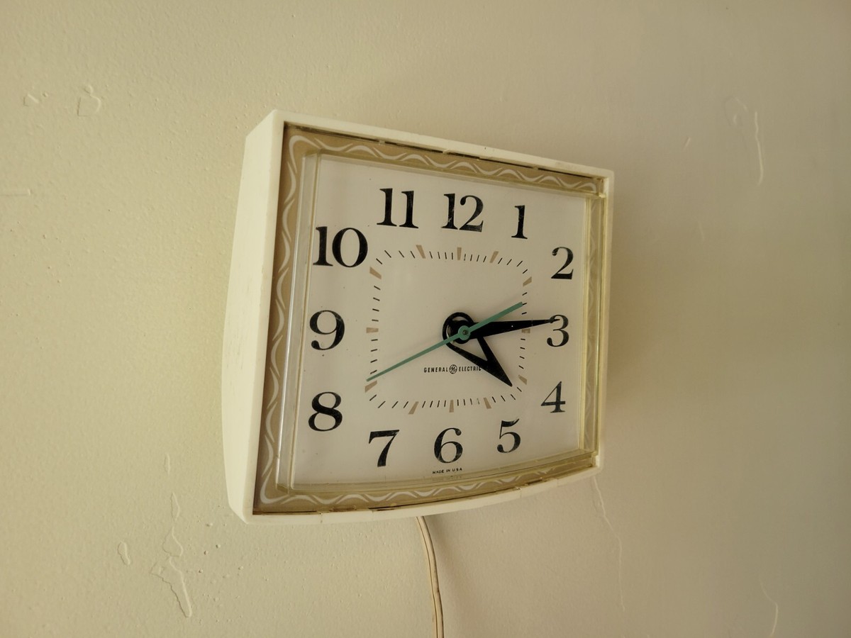 【1960s USA vintage】GENERAL ELECTRIC 時計 Vintage GE 1960s Alarm Clock General Electric Retro #7270-5