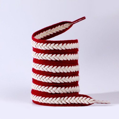 Moda Colorido Terileno Algodón Tejido Cordones Planos Oreja de Trigo Tejido Encaje - Imagen 20 de 26