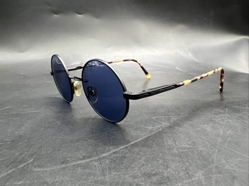 Vogue Florence VO3103-S 352-S Black Tortoise Round Sunglasses Italy Blue Lenses - Picture 2 of 10