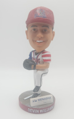 Devin Williams Bobblehead - Wisconsin Timber Rattlers - SGA - 4th of July Jersey