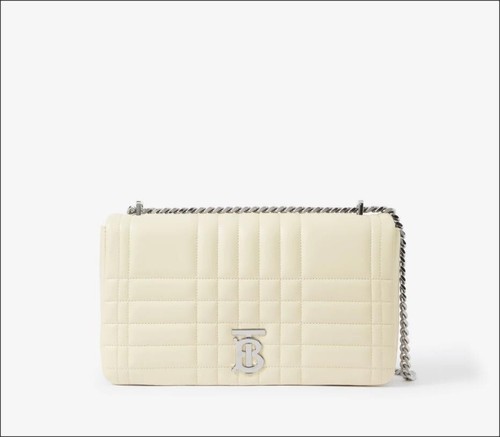 $2490 New Burberry Lola Shoulder Bag Handbag Crossbody Quilted Leather Medium - Picture 9 of 23