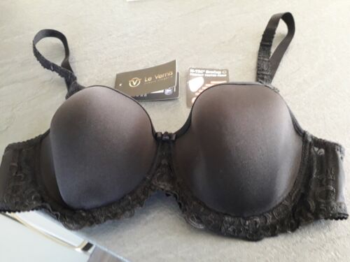 Le Vernis-black underwired bra. EU 85 B (UK 38 B).New with tags. RRP 101 £. - Picture 1 of 8