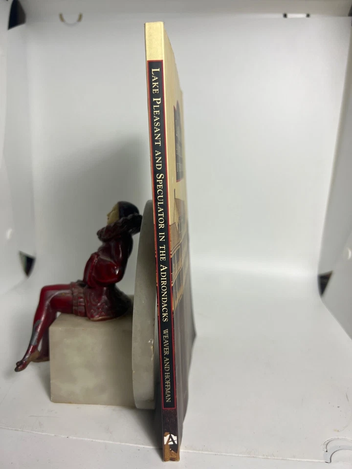 Lake Pleasant New York Adirondacks Mountains Illustrated Signed Anne Weaver Look Foto 2 de 4