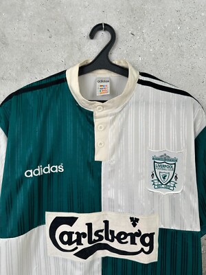 LIVERPOOL 1995 1996 AWAY FOOTBALL SHIRT ADIDAS JERSEY SIZE XL | eBay