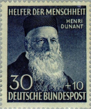 BRD FRG #Mi159 MNH 1952 Henri Dunant [B330 YT45 SG1085]
