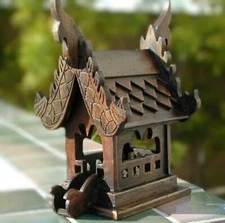 Traditional Thai Spirit House – Authentic Thai Guardian Shrine for Home Decor