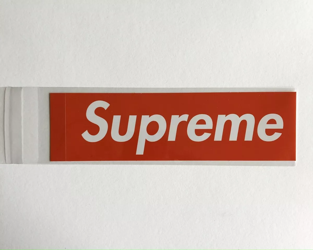 Supreme San Francisco Orange Box Logo Sticker 100% Authentic FW19 Season