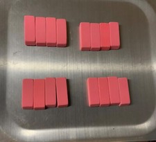 Pink Bulk Erasers for School, and Office Pack of 16 Big Pink Erasers