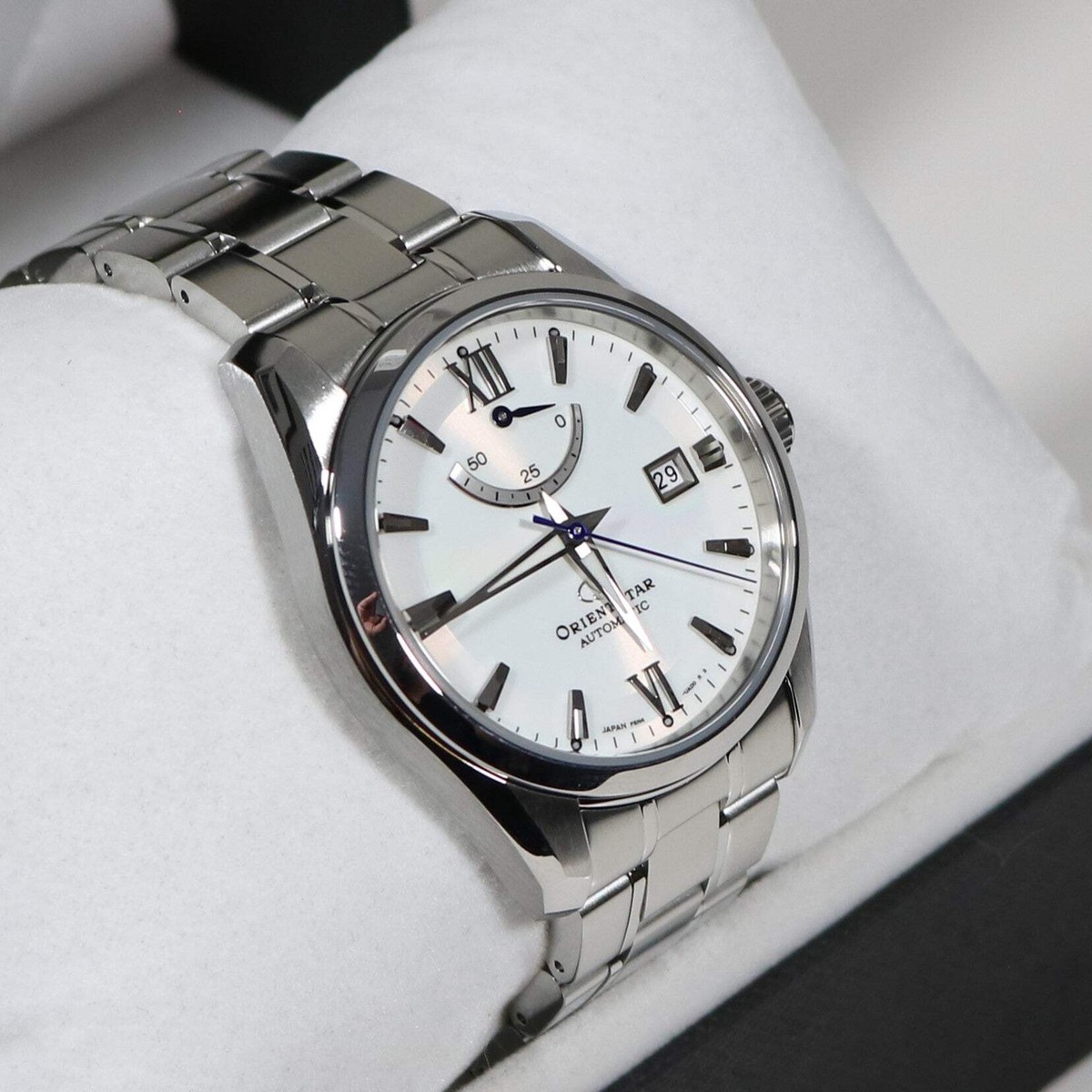 Orient Star Automatic White Dial Stainless Steel Men's Watch RE