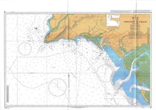 Admiralty 58 Pakistan Approaches To Karachi Chart Map Maritime Marine Wall Paper